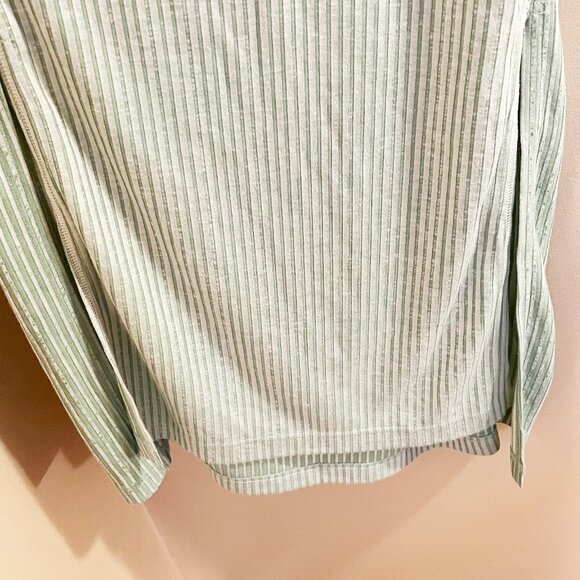 Anthropologie Daily Practice Ribbed Green Midi Dress - Picture 5 of 9